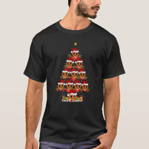 T-shirt Pretzel Noël Noël Père Noël Pretzel Arbre de Noël