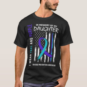 T-shirt Prévention du suicide de la fille en deuil