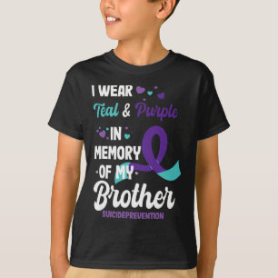 T-shirt Prévention du suicide en mémoire de frère