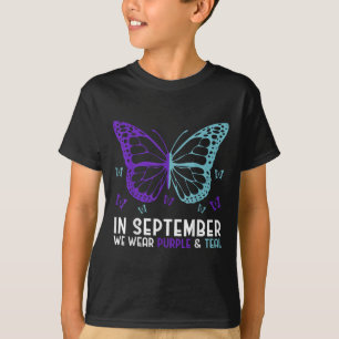 T-shirt Prévention du suicide en septembre nous portons du