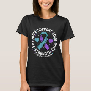 T-shirt Prévention du suicide Espoir soutenir l'amour Vie 