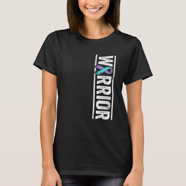 T-shirt Prévention du suicide Guerrier Sideways Sensibilis (Devant)