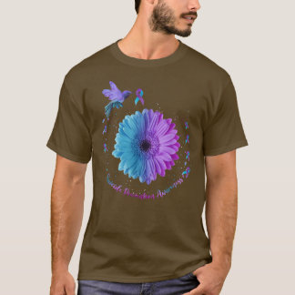 T-shirt Prévention du suicide par le ruban de tournesol de