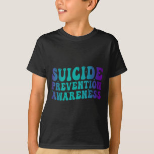 T-shirt Prévention du Suicide Sensibilisation Groovy Sarce