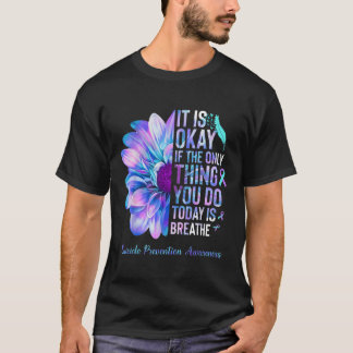 T-shirt Prévention du suicide Sensibilisation La Seule Cho
