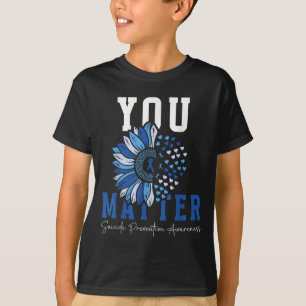 T-shirt Prévention du Suicide Sensibilisation Turquoise Vi