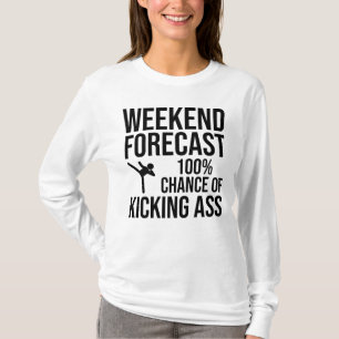 T-shirt Prévisions de week-end - 100% de chances de déchir