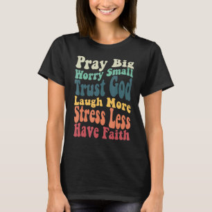 T-shirt Prey Gros Stress Moins Dépression Santé Mentale Ma