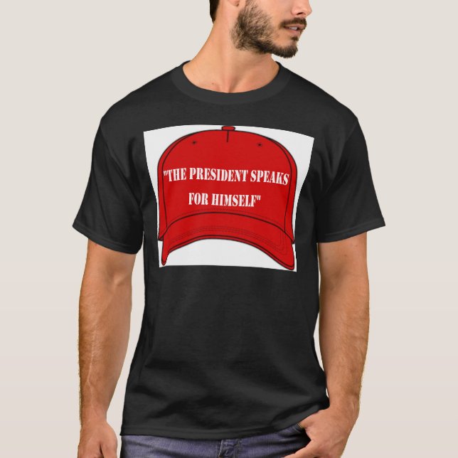T-shirt PrezSpeaksForHimself.svg (Devant)