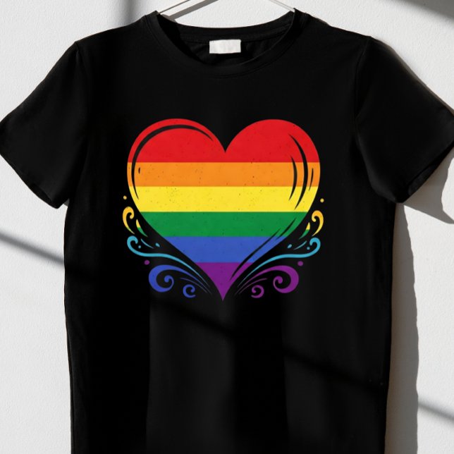 T-shirt Pride arc-en-ciel LGBTQ Hommes (Créateur téléchargé)