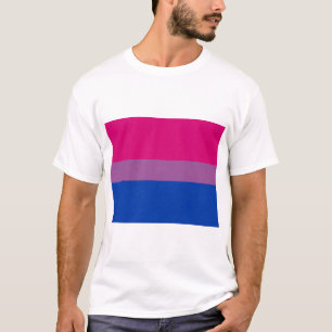 T-shirt Pride bisexuelle (Bi Drapeau)