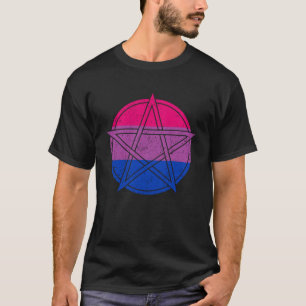 T-shirt Pride Bisexuelle Gothique Wicca Witchcraft Petagra