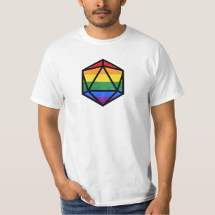 T-shirt Pride D20 pour LGBTQ+