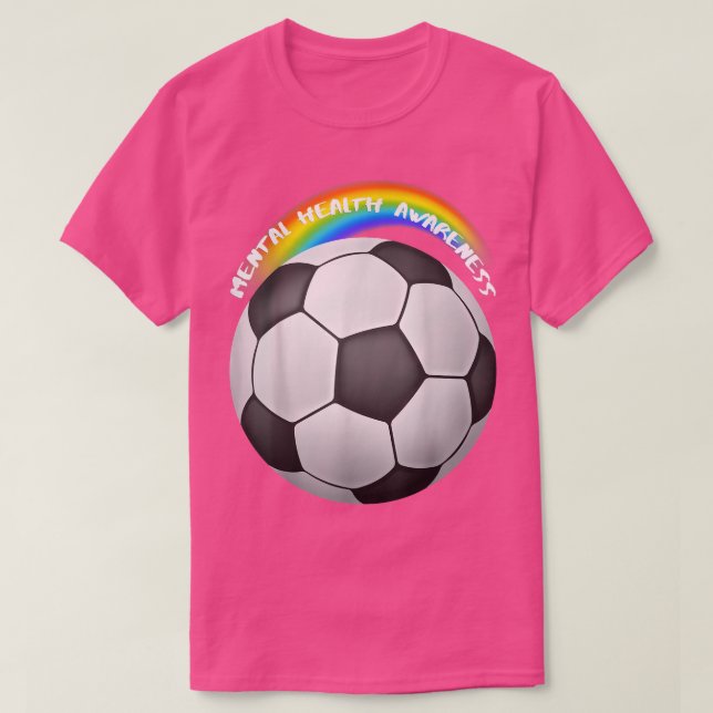 T-shirt Pride de soccer Lgbtq Sensibilisation à la santé m (Design devant)