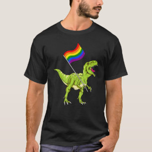 T-shirt Pride Dinosaur LGBT Gay Lesbian Transgender Trans