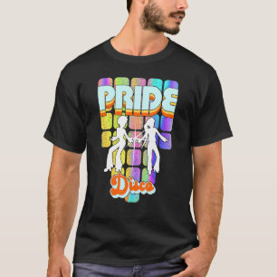 T-shirt Pride Disco Ladies Rainbow Lgbt Boogie Dance les a