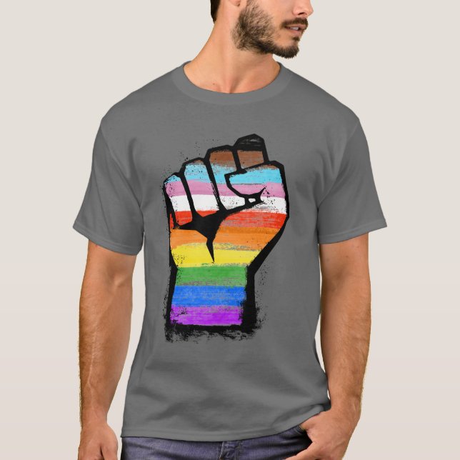 T-shirt Pride du progrès inclusif (Devant)