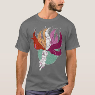 T-shirt Pride lesbienne Kitsune