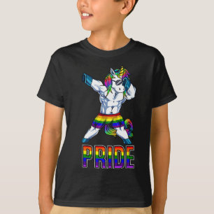 T-shirt Pride Lgbt Bodybuilding Unicorn Muscle Lesbian Gay