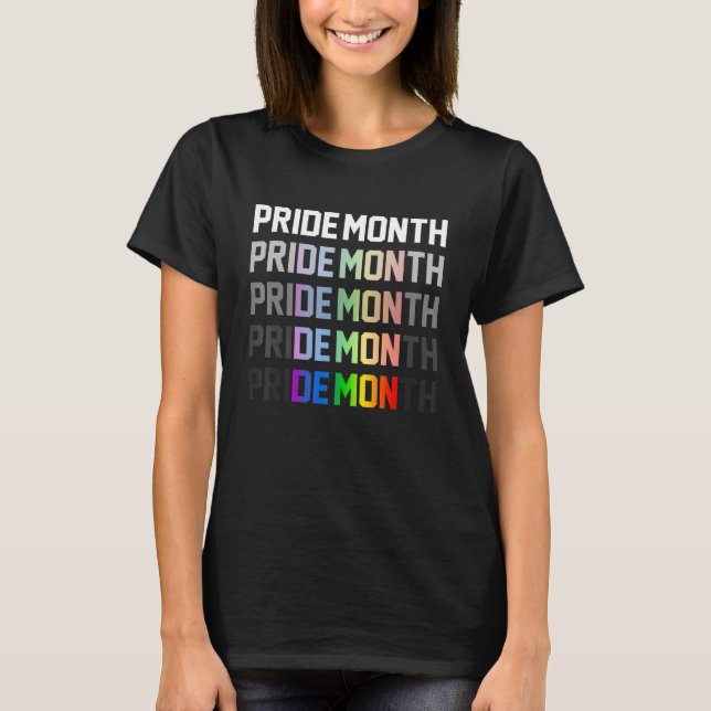 T-shirt Pride Month Demon LGBT Gay Pride Month Transgender (Devant)