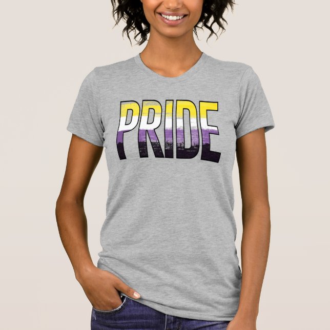 T-shirt Pride non binaire (Devant)