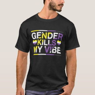 T-shirt Pride non binaire Genderfluide Sexe Droits Non Bin