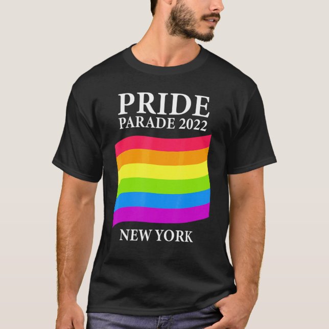 T-shirt Pride Parade 2022 New York (Devant)