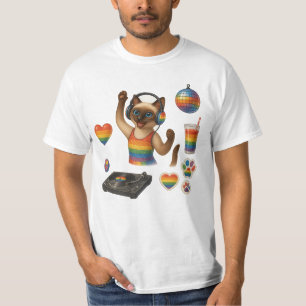 T-shirt Pride Paws Pride inspirée par le chat LGBTQ