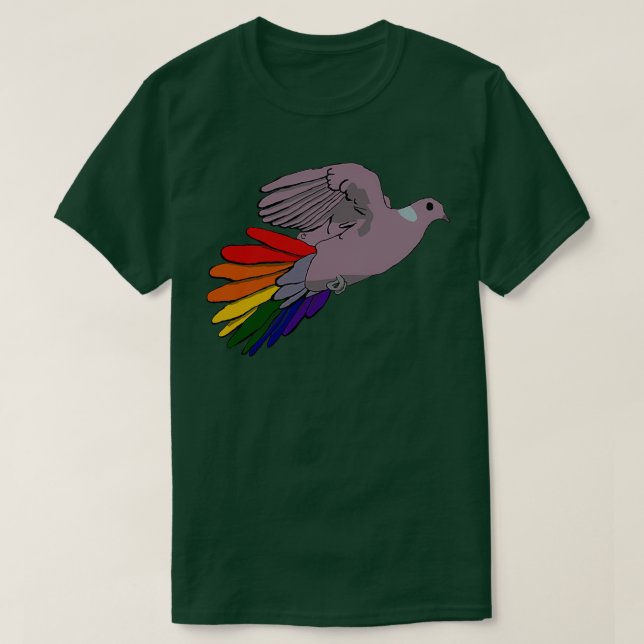 T-shirt Pride Pigeon 1 (Design devant)