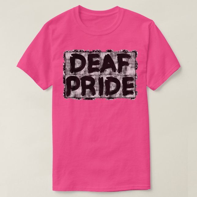 T-shirt Pride sourde Grunge (Design devant)