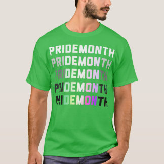 T-shirt PriDEMONth Genderfae