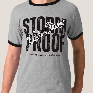 T-shirt Prière Christianisme Bible Croyant Graphique Gris