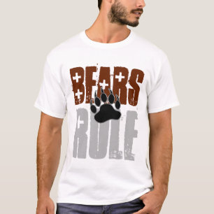 T-shirt Prière de l'ours Ours détendu Règle Ours Paw