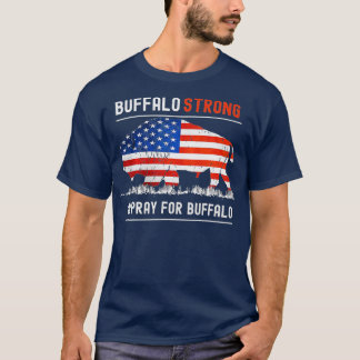 T-shirt Prière Forte de Buffalo pour le drapeau américain
