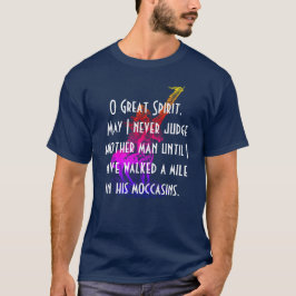 T-shirt Prière "grand esprit de Natif américain d'O "
