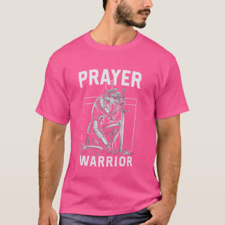 T-shirt Prière Guerrier Catholique Religieux Christ chréti