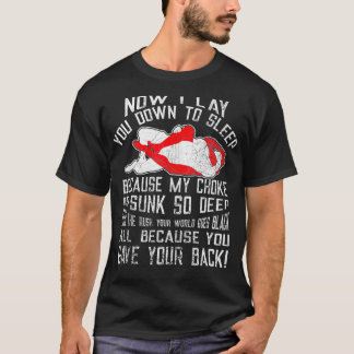 T-shirt Prière Jiu jitsu drôle désespéré BJJ s'attaque à