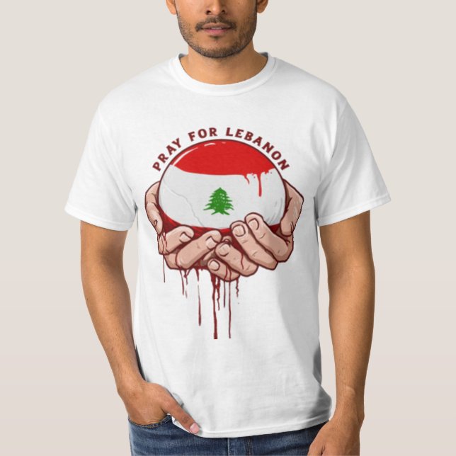 T-shirt Prière Liban (Devant)