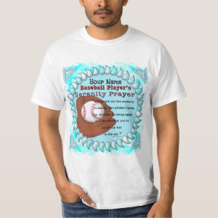 T-shirt Prière pour la sérénité du baseball
