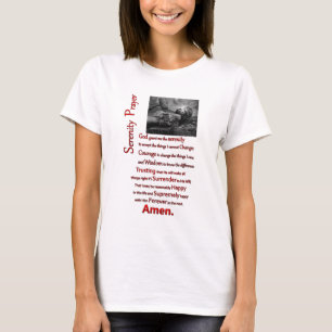 T-shirt Prière Sérénité Marteau Rouge