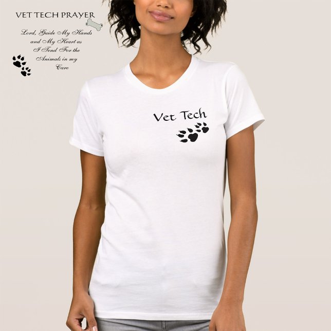 T-shirt Prière Vet Tech (Créateur téléchargé)