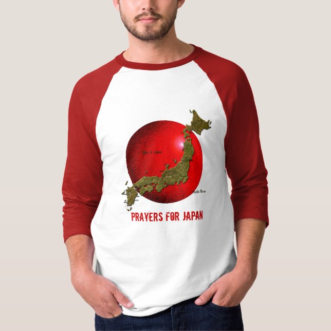 T-shirt Prières pour la chemise de secours aux victimes du (Devant)