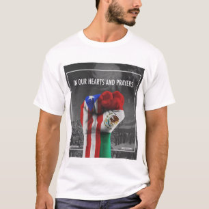 T-shirt Prières pour Porto Rico et le Mexique 2017
