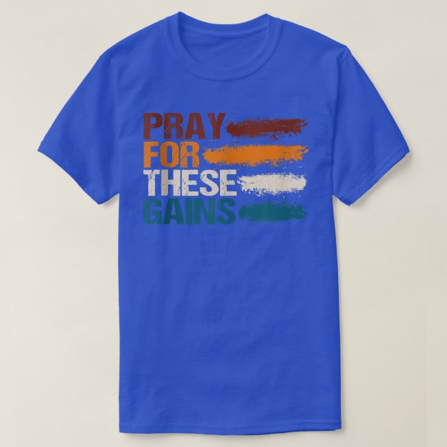 T-shirt Priez Pour Ces Gains Fitness Fitness Poids231 (Design devant)