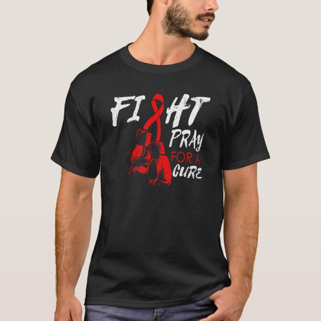 T-shirt Priez Pour La Journée De Soutien À La Sensibilisat (Devant)