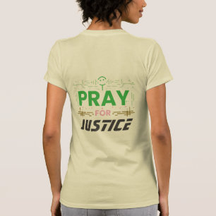 T-shirt Priez pour la justice