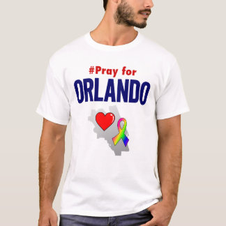 T-shirt Priez pour la pièce en t d'Orlando