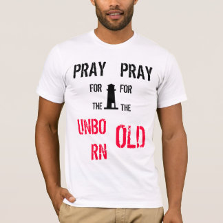 T-shirt Priez pour le à venir, priez pour le vieux