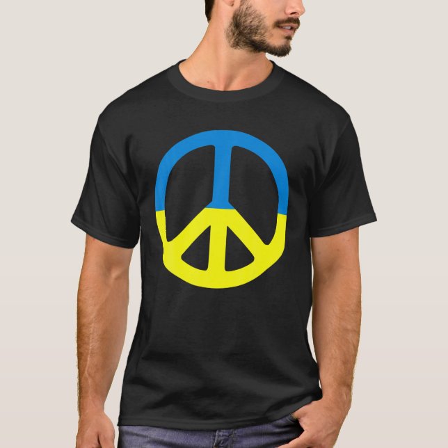 T-shirt Priez pour l'Ukraine Drapeau Ukraine Libre Je sout (Devant)