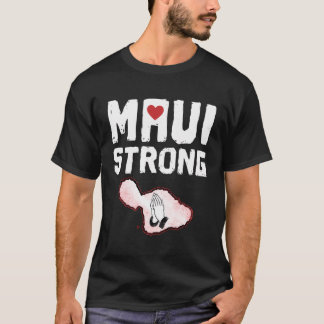 T-shirt Priez Pour Maui Hawaii Fort